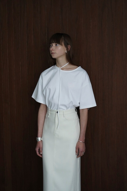 【23SS】CLANE クラネ / DROOP THIN CODE TOPS