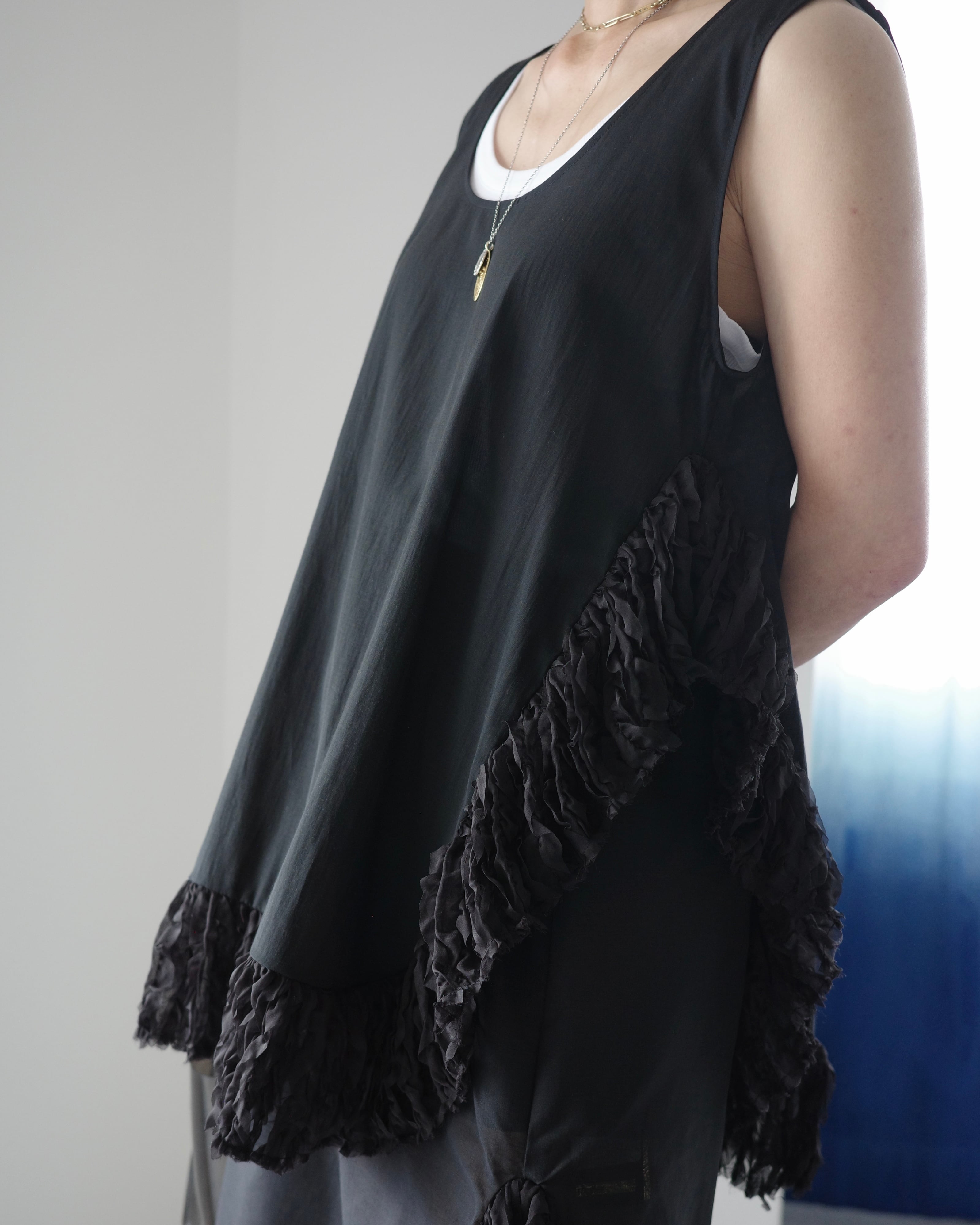 ENFOLD / SHEER LAYERED PANTS | LA VILLA ROUGE