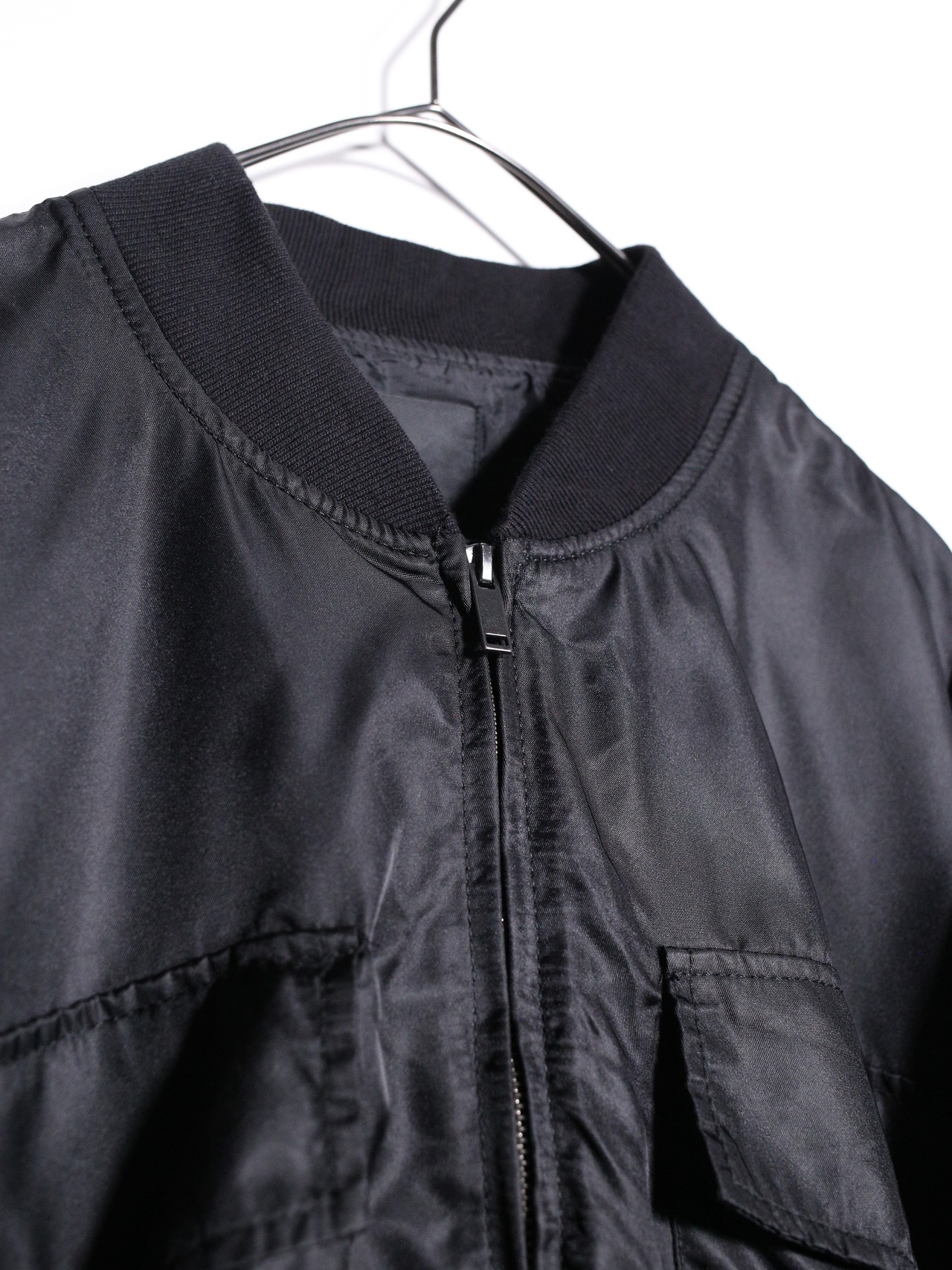 nylon oversized s/s bomber jacket - 8
