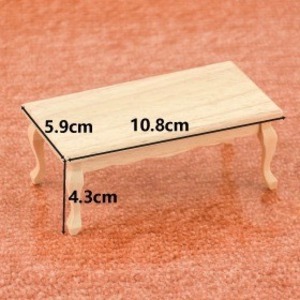 020-30147　ミニチュア家具　＊1/12サイズ＊　table&chair　ティーテーブル 猫脚