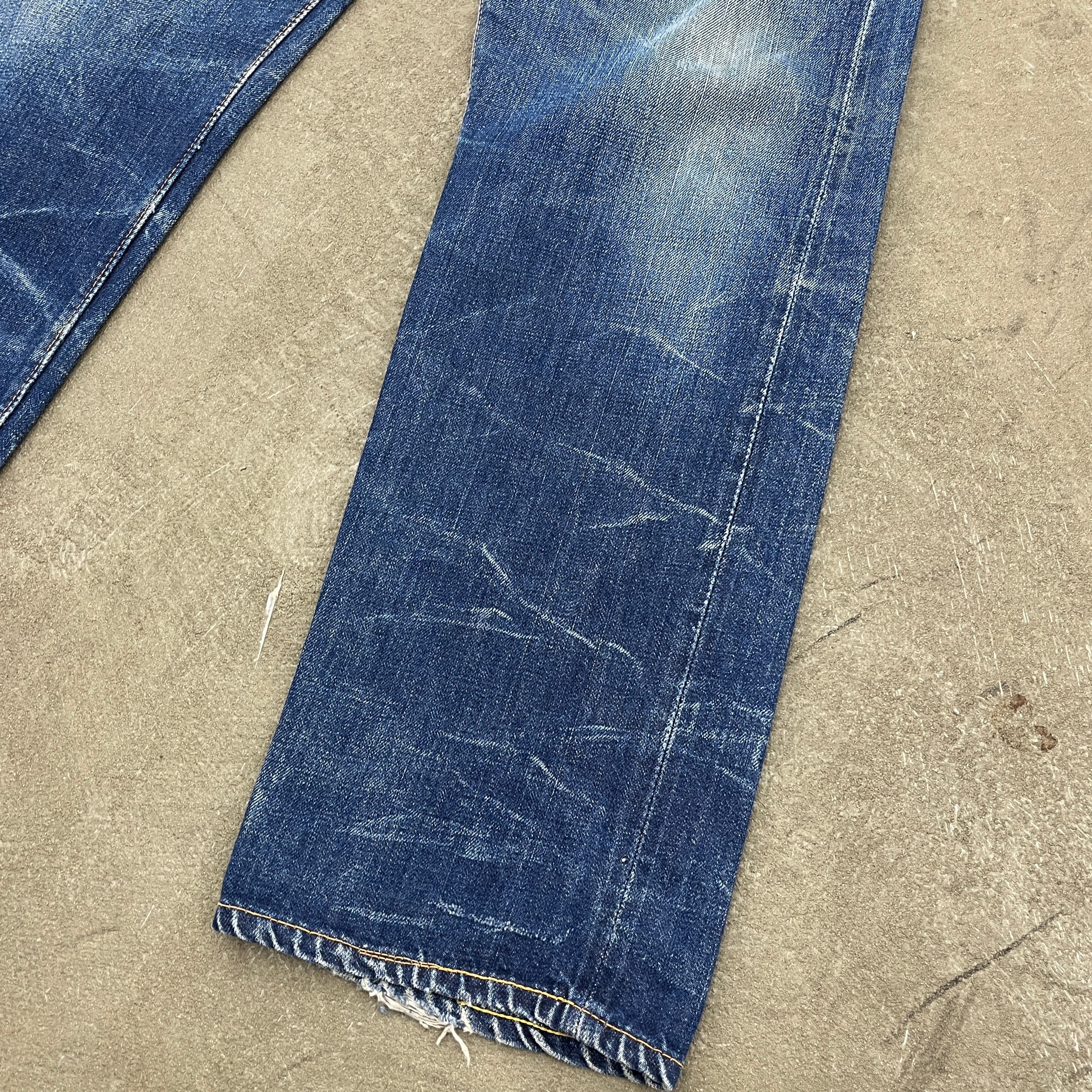 激色 70s Levi’s 502 Big E オリジナル 501 ビンテージ 70s Levi's 502 Big E Denim Pants 70年代 リーバイス 502 デニム