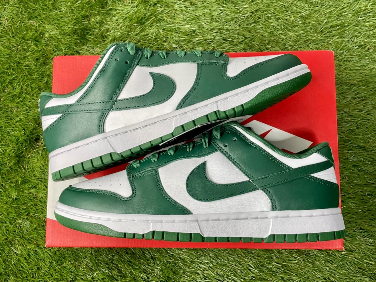 ナイキNIKE■DUNK LOW RETRO TEAM GREENスニーカー