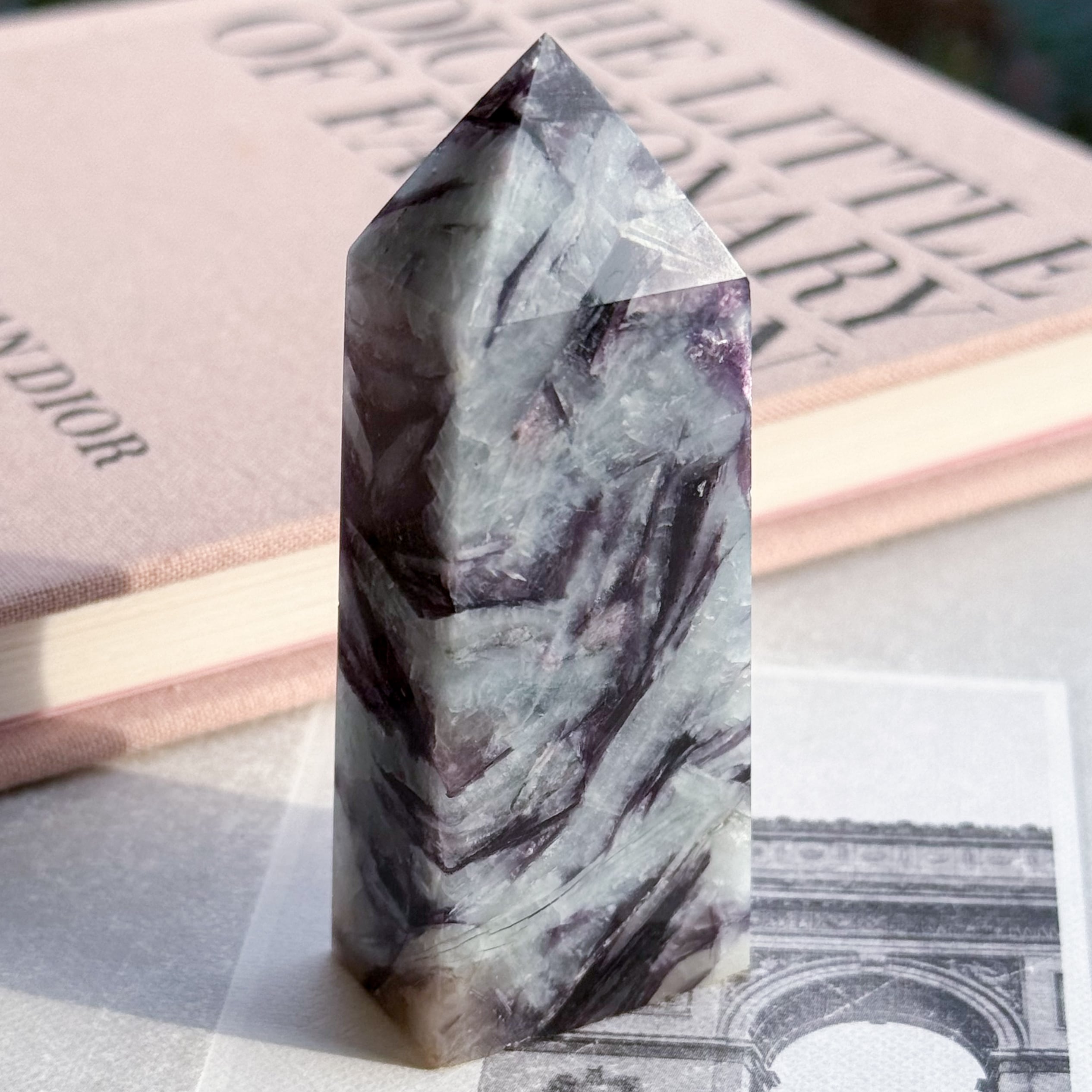 Lepidolite point 10 ✧ レピドライト