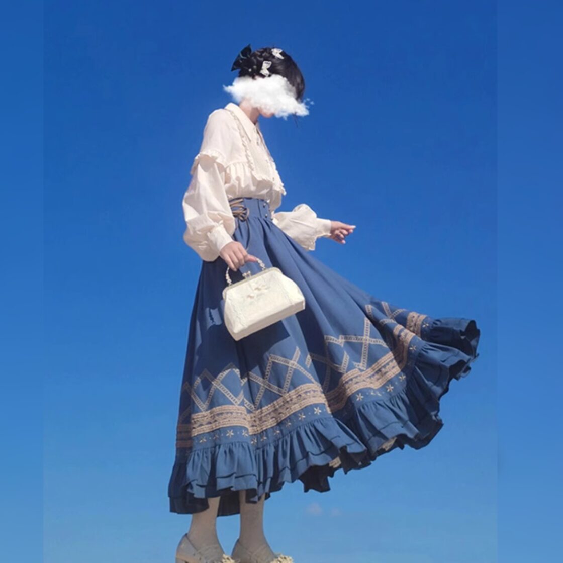 ゴスロリ通販 With U クラロリ セットアップ 控えめ 普段使い ガーリー