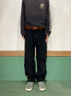 90's Wrangler Black Denim Pants Made in USA 【W34 L31】
