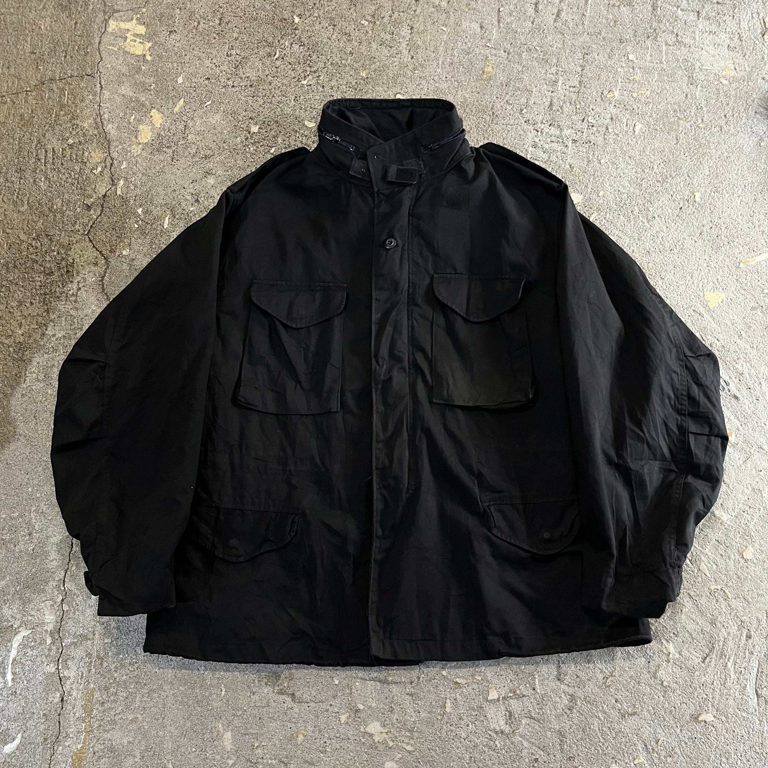 1993s US ARMY GOLDEN MFG inc. M-65 field jacket " BLACK "【仙台店】