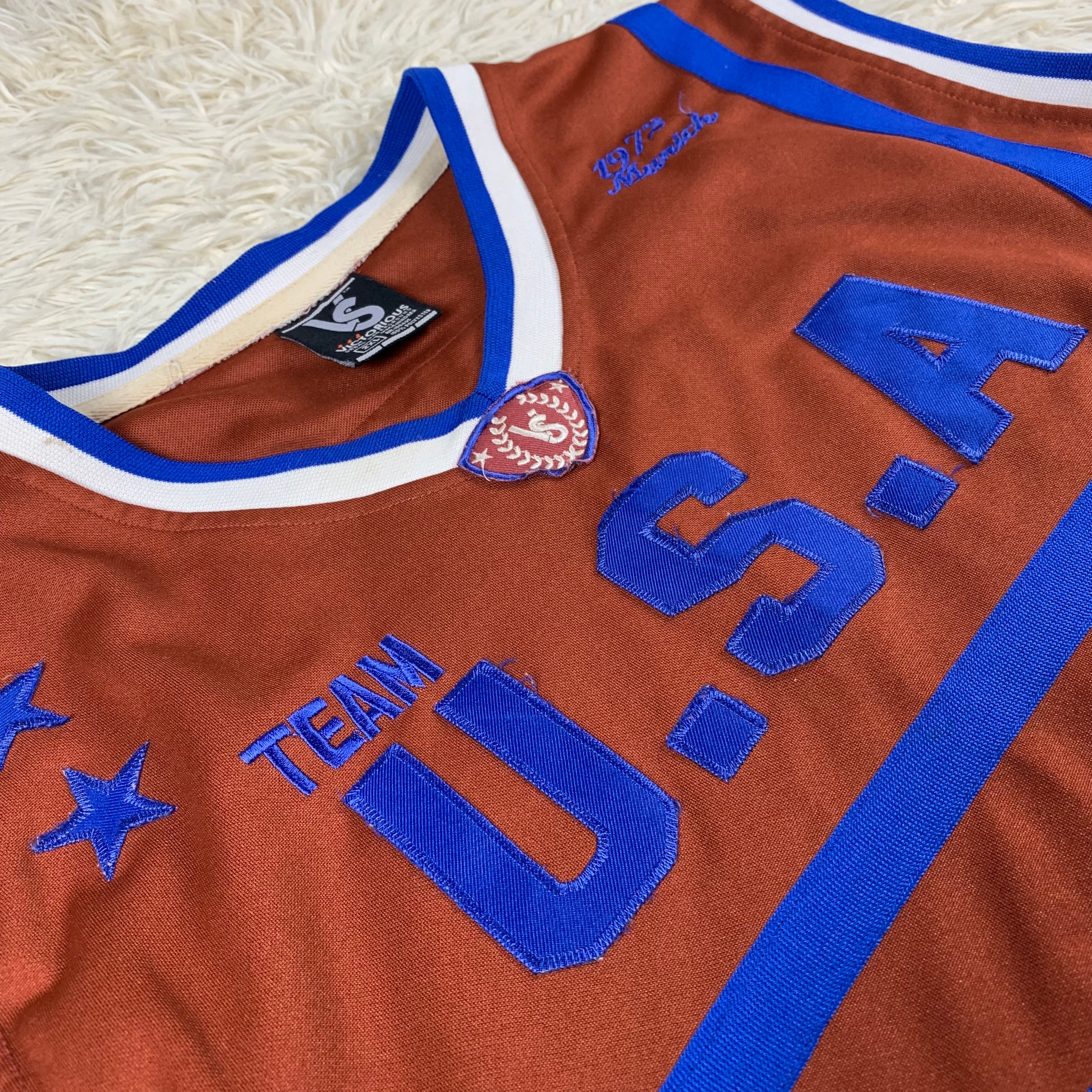 アメリカ代表 チームUSAナンバリング刺繍23番 バスケタンクトップ
