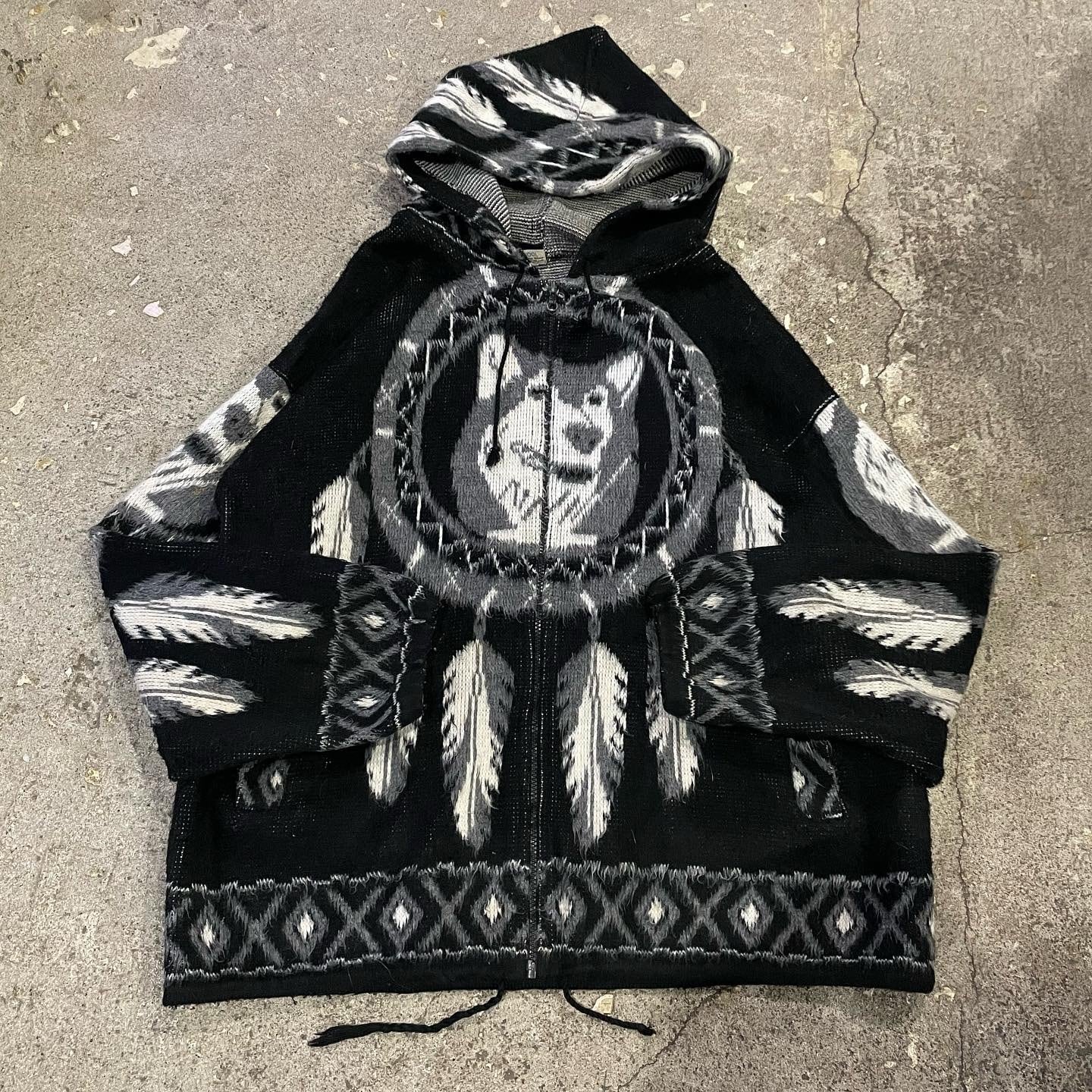 YARI ARTESANIAS wool zip up jacket