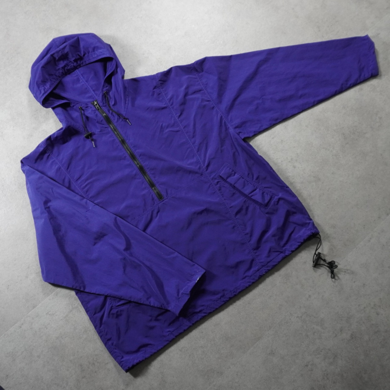 90s LANDS'END Nylon Anorak "made in USA" blue L 古着 - 6