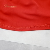 社交ダンス 衣装 スカート レッド系 チャコット Chacott 赤 無地 シンプル レッスン 練習 伸縮 ストレッチ 鮮やか 華やか 上品 かわいい 日本製 ダンス衣装