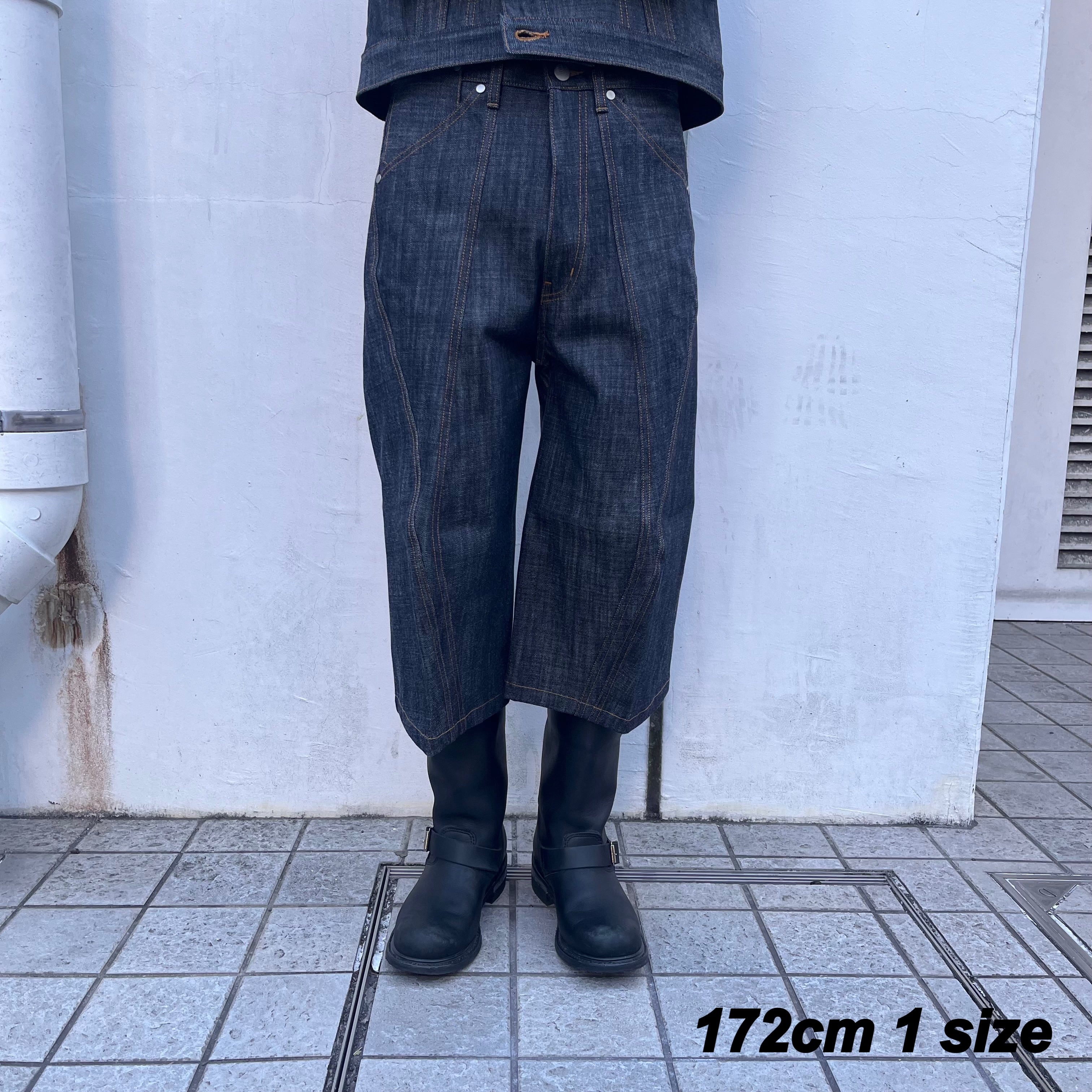 NVRFRGT】3D TWISTED JORTS(RAW INDIGO)〈国内送料無料〉 | STORY