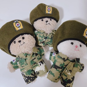 『ARMYセットコーデ』layover バンタン　防弾少年団　ジミン　テヒョン　テテ　ジョングク　グッズ　韓流　Kpop　雑貨　テヒョン パンゴム　くま　V　inthesoop　着せ替え　ぬいぐるみ　洋服　ドール　人形　20㎝サイズ　15㎝サイズ　マスター　ちびぬい　V　軍服　ジミン　ユンギ　ジョングク