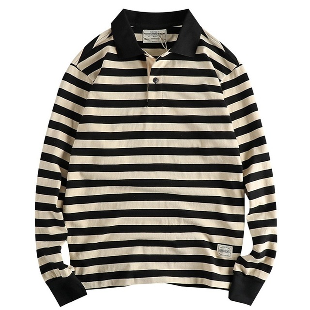 Striped collar tops 3162