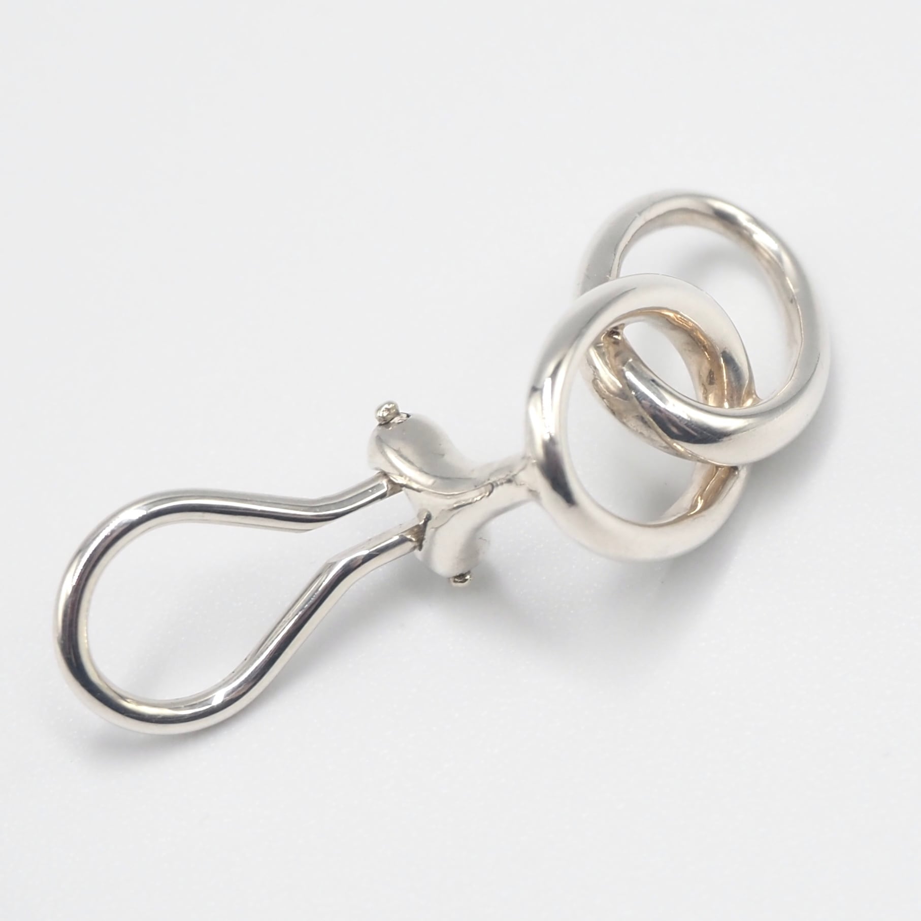 Tiffany&Co. エレサペレッティ ダブルループ イヤリング シルバー925