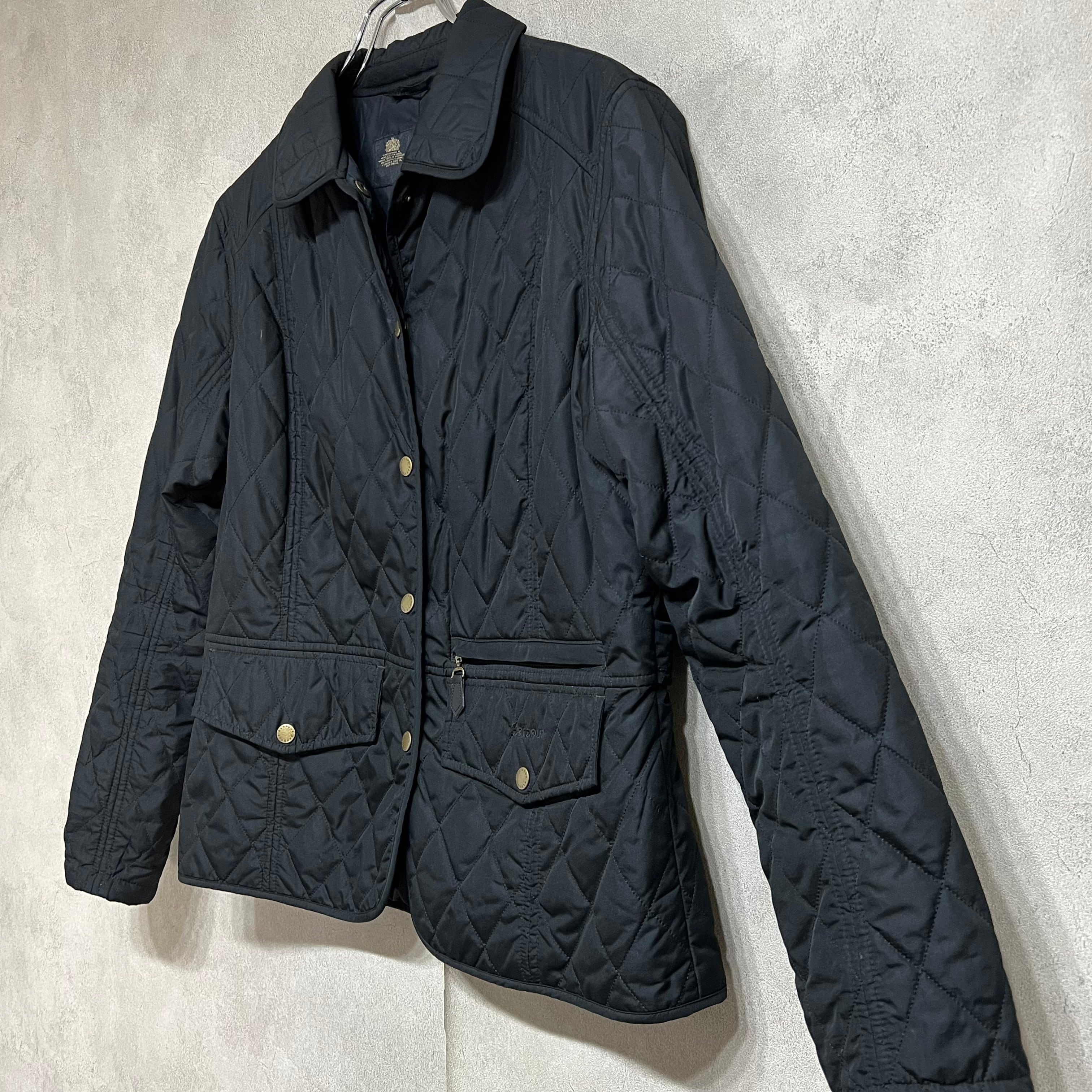 Barbour キルティングジャケット バブアー 黒 38 コート アウター ...