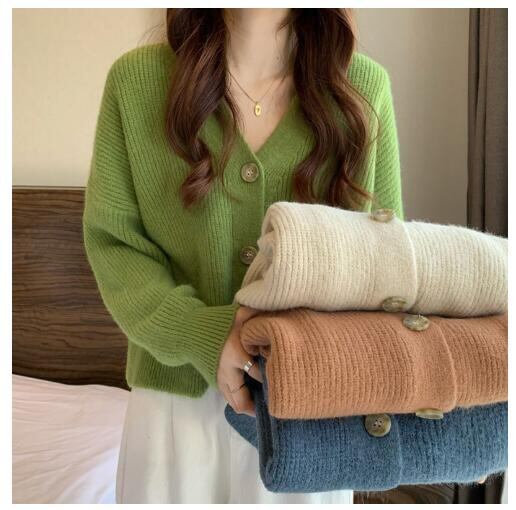 秋冬レディースニットコート★韓国風のニットカーディガン★ファッションセーター★