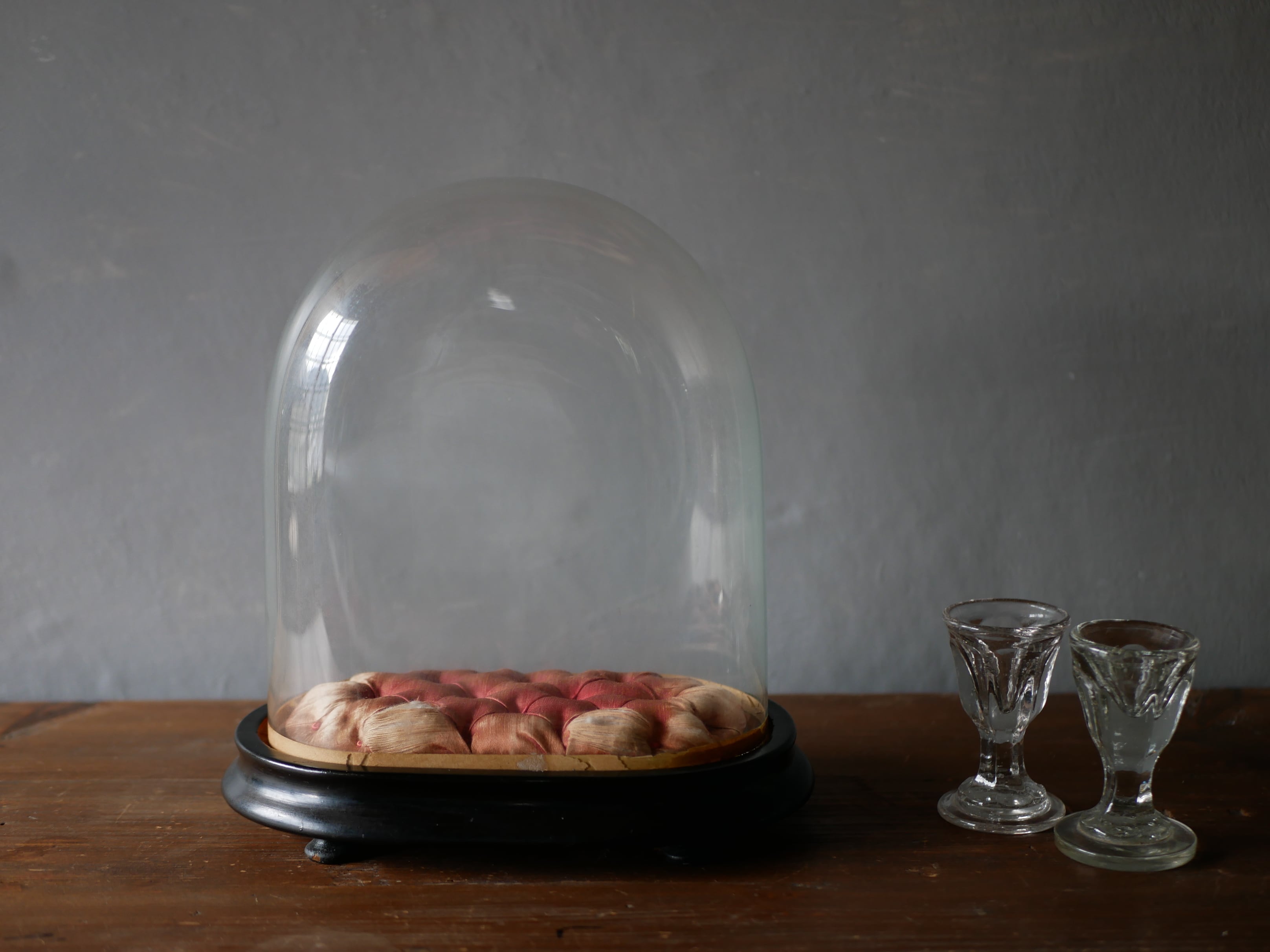 フランス アンティーク ガラスのケーキドーム チーズドーム ガラス