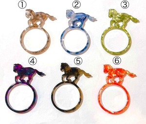 馬ルーペ【メガネ産地福井～メガネ素材で作ったアクセサリー】