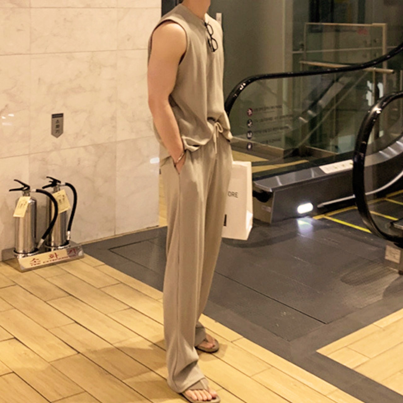 リブパンツ （別売りでセットアップのタンクあり)　MT0080287