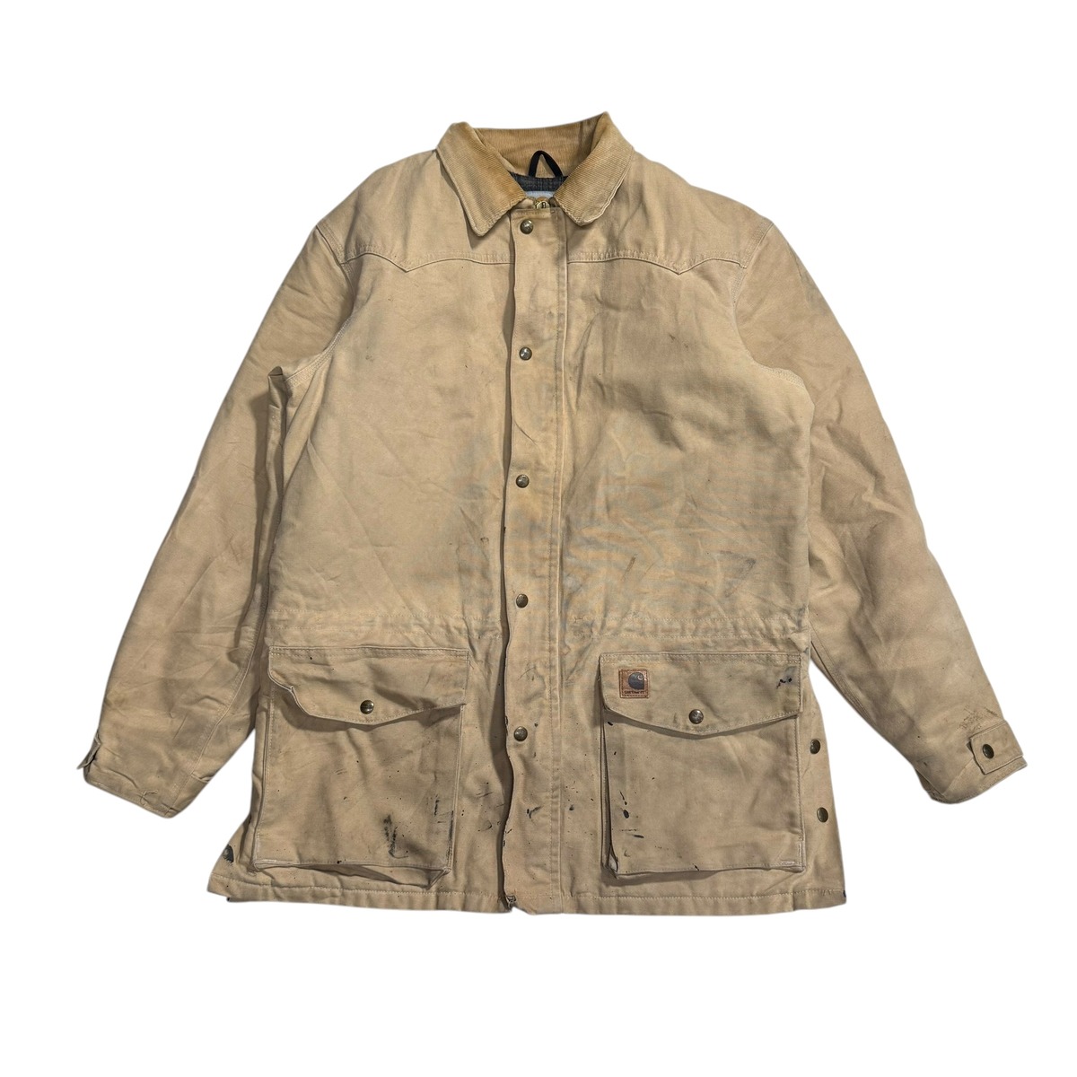 90s Carhartt ダックオーバージャケット ウエスタンヨーク MR | 古着屋 