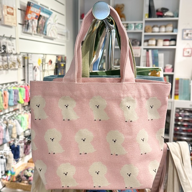 キャンバス地ミニトート　ビション