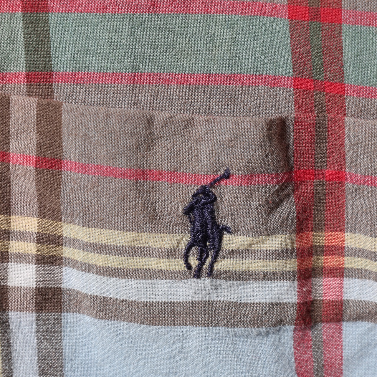 美品 L Caldwell Polo Ralph Lauren ポロラルフローレン 半袖開襟シャツ