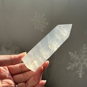 ジラソルクォーツタワー*ミルキークォーツ*231119*天然石ポイント*天然石インテリア*置き物*インテリアストーン