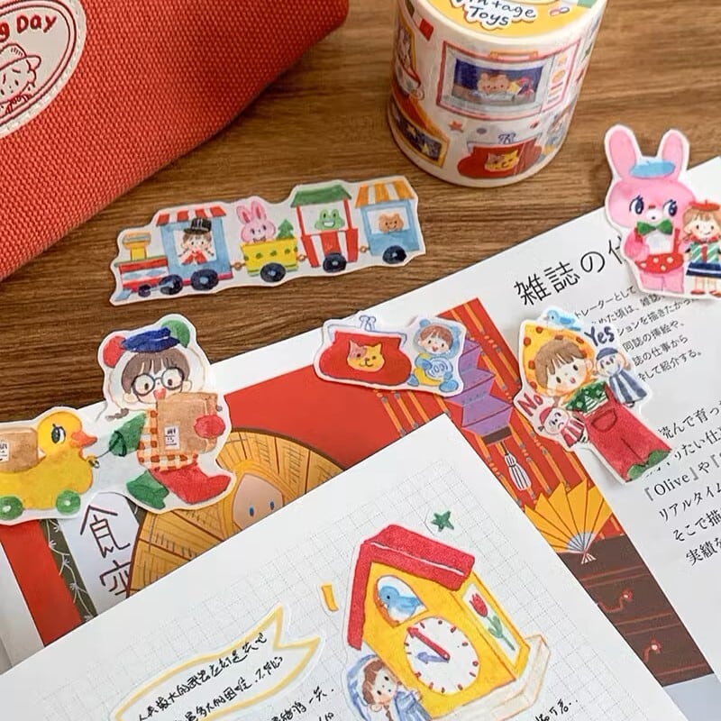 カット商品】ae70c01 molinta Vintage Toys マスキングテープ | PAY ID