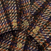 Leilian レリアン 金ボタン ツイード テーラードジャケット 9 /マルチ/レディース