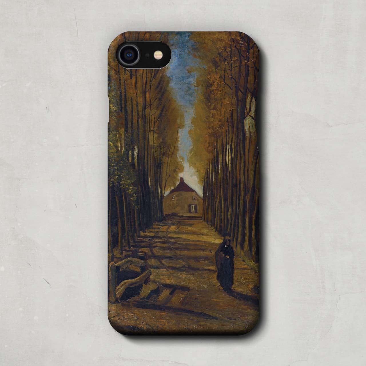 スマホケース / フィンセント ファン ゴッホ「秋のポプラ並木 (1884