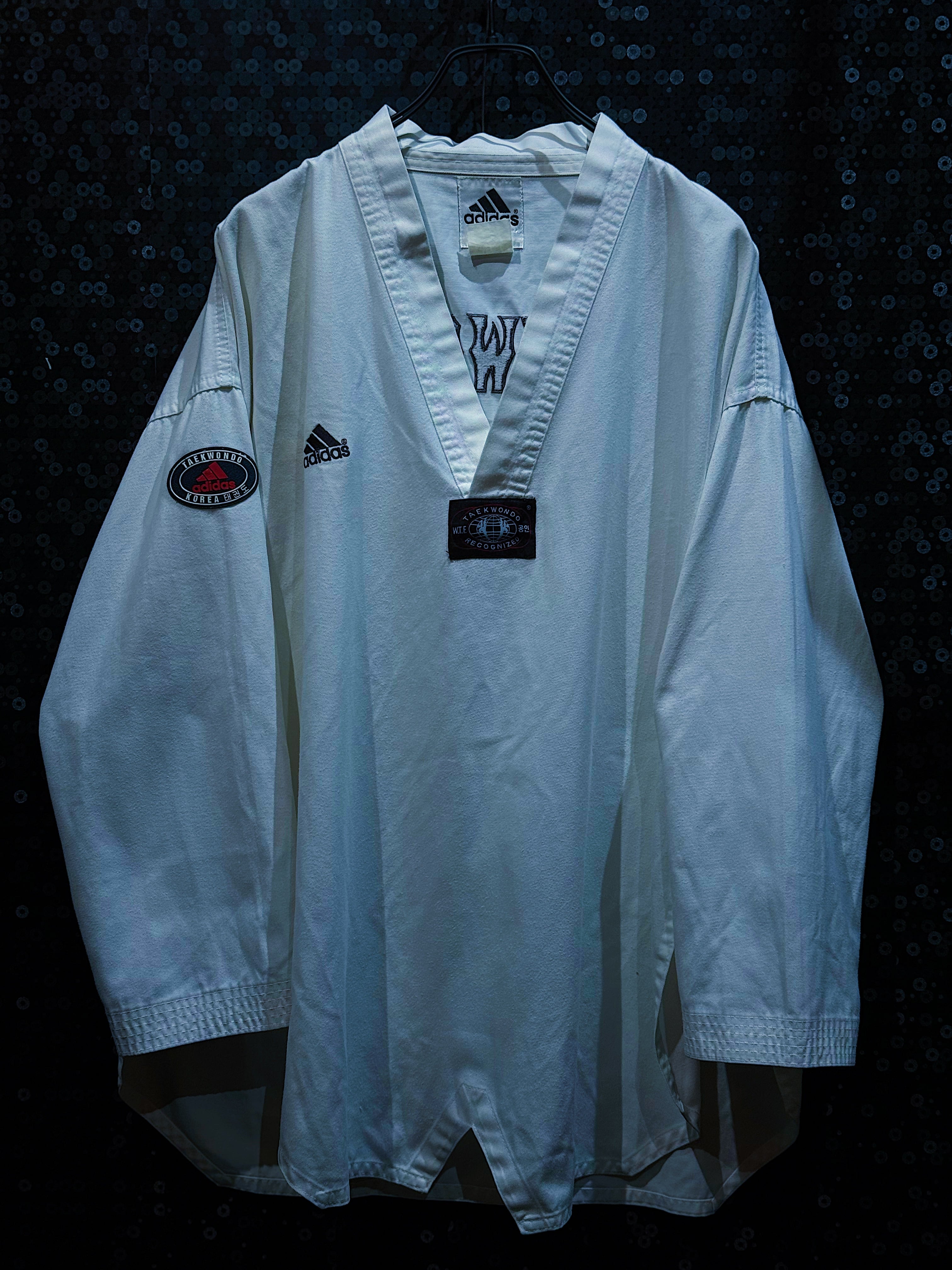 【ÆIEM】"adidas"vintage performance logo "TAEKWONDO"Dogi