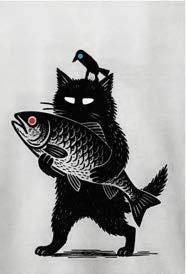 George Bayer "Le Chat and the big fish"