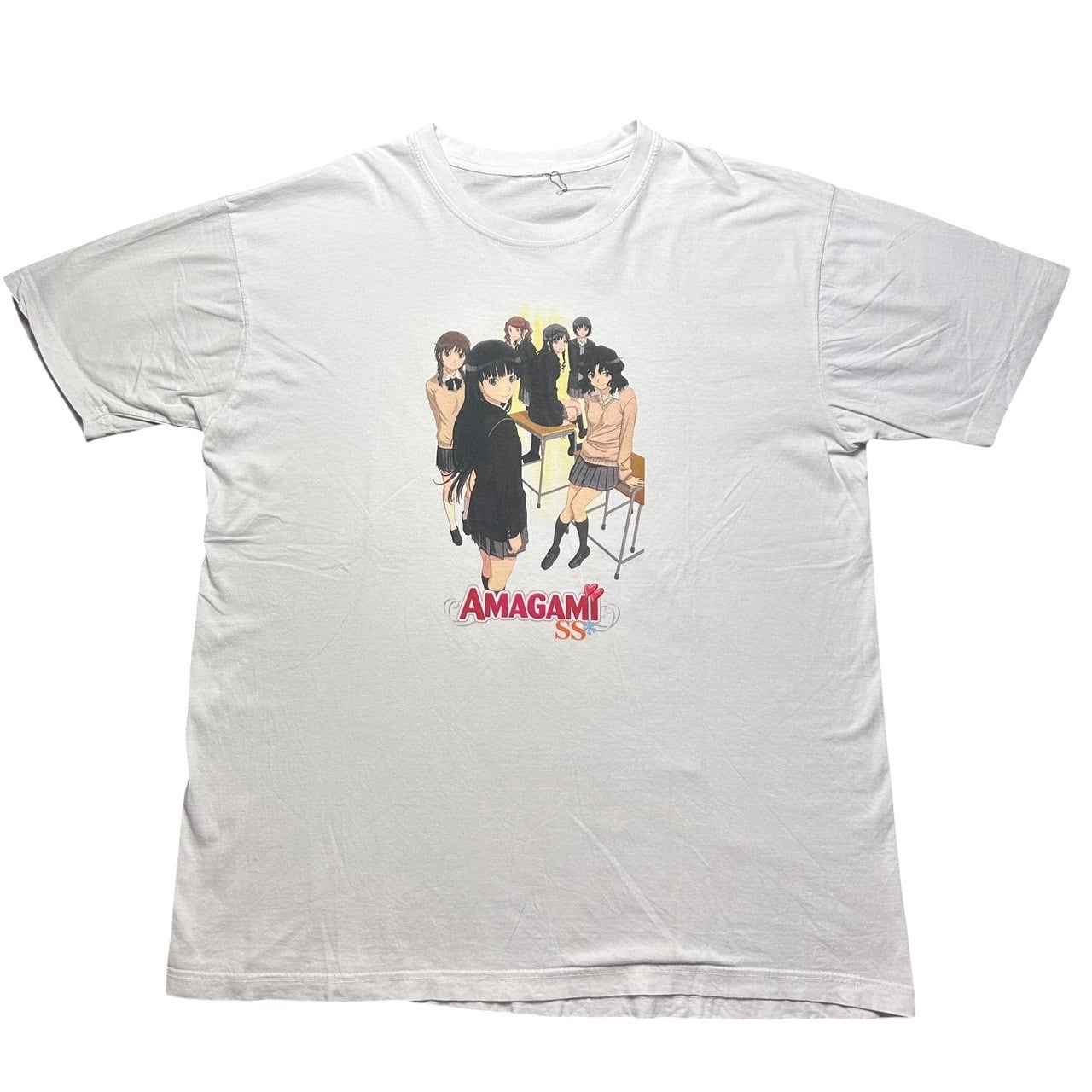 アマガミ Tシャツ Lサイズ Amagami AMAGAMI T-shirt | 古着屋 極楽家
