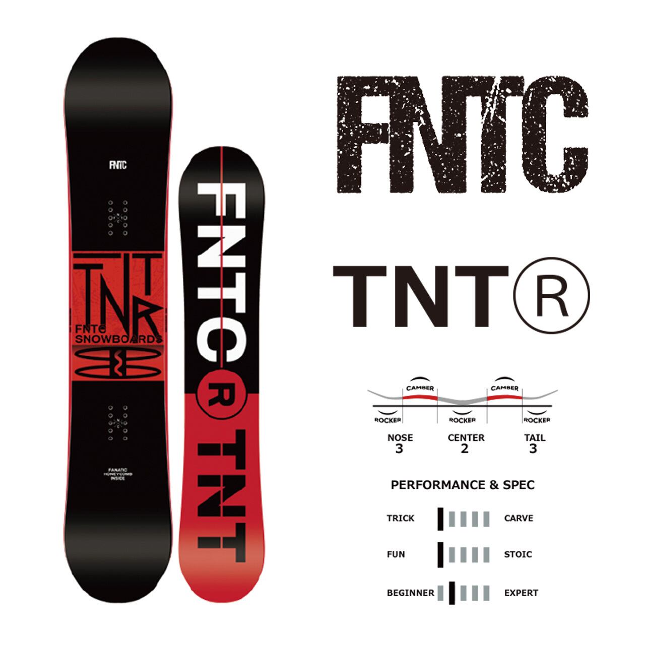 スノーボード　21-22　　FNTC TNT-R　148cm