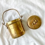 真鍮のコンテナー|ハンドル付き