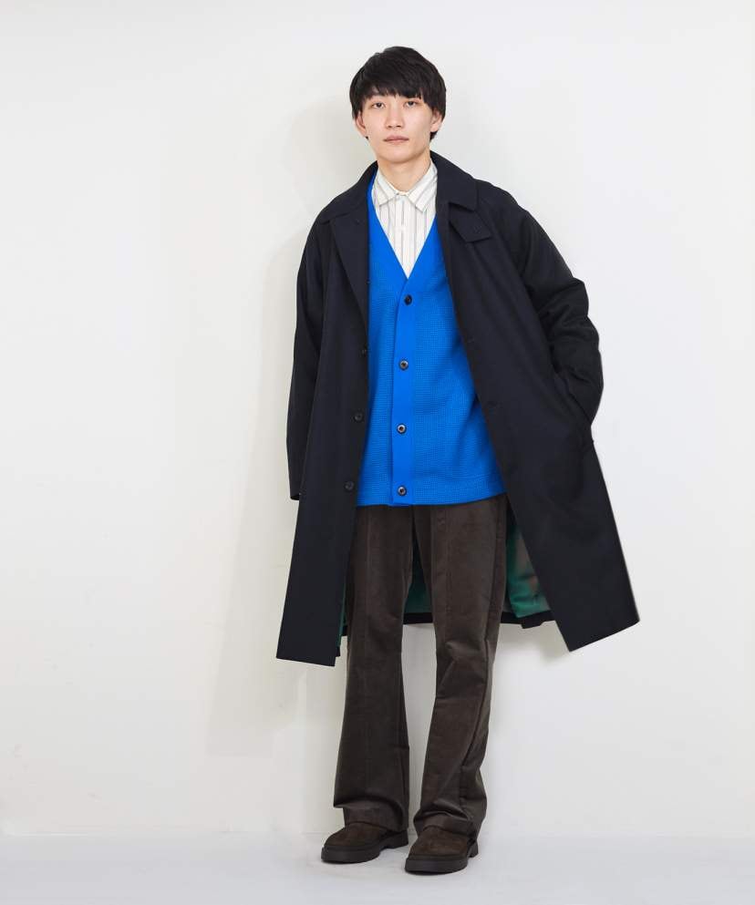 WOOL CASHMERE BAL COLLAR COAT / ウールカシミヤバルカラーコート