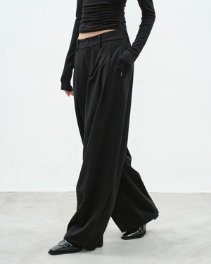 ストレートワイドリラックススラックス A0805