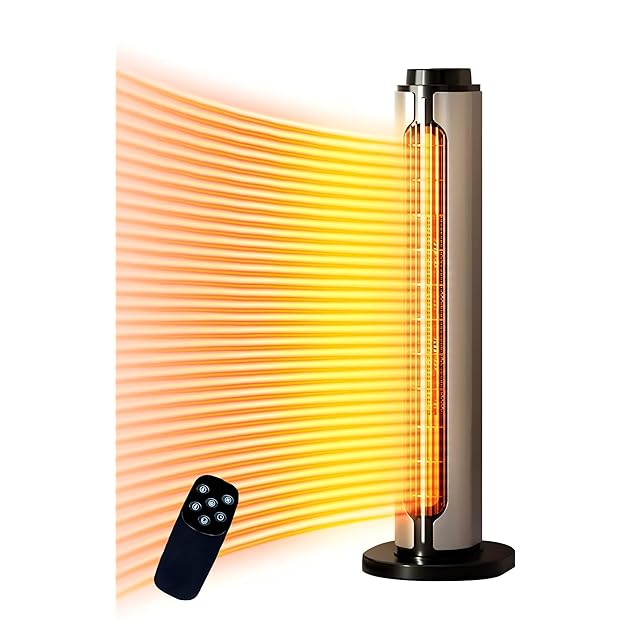 FUXNGZIセラミックヒーター【羽なし&1台で四季をまかなう!】電気ファン