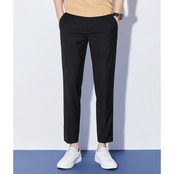 ノータック アンクル丈 テーパードパンツ af0300