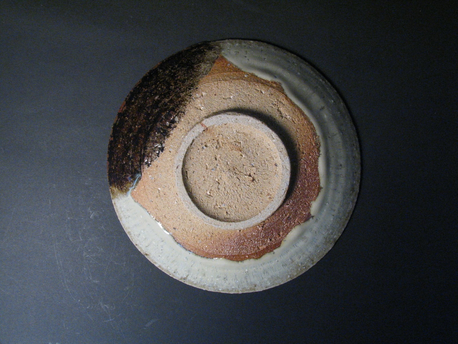 唐津 藤ノ木土平 朝鮮唐津丸皿 D-72 | ギャラリーレックス 一流陶芸