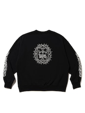 Fade Wash Crewneck Sweatshirt(Skull Jesus)