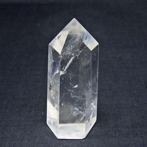 水晶 六角柱 ポイント 置物 一点物 142-11156