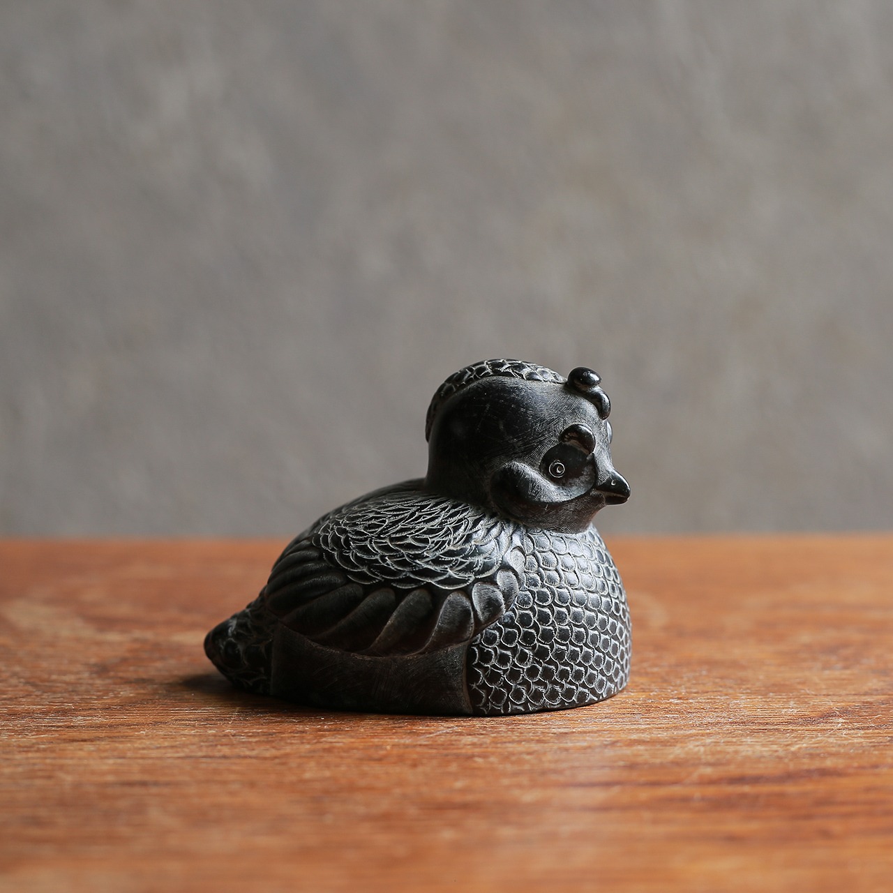 カナダから届いた、ソープストーンの鳥