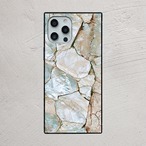 iPhoneケース シェル 貝殻模様｜ホワイトシェルの天然風プリント SHELL004-2