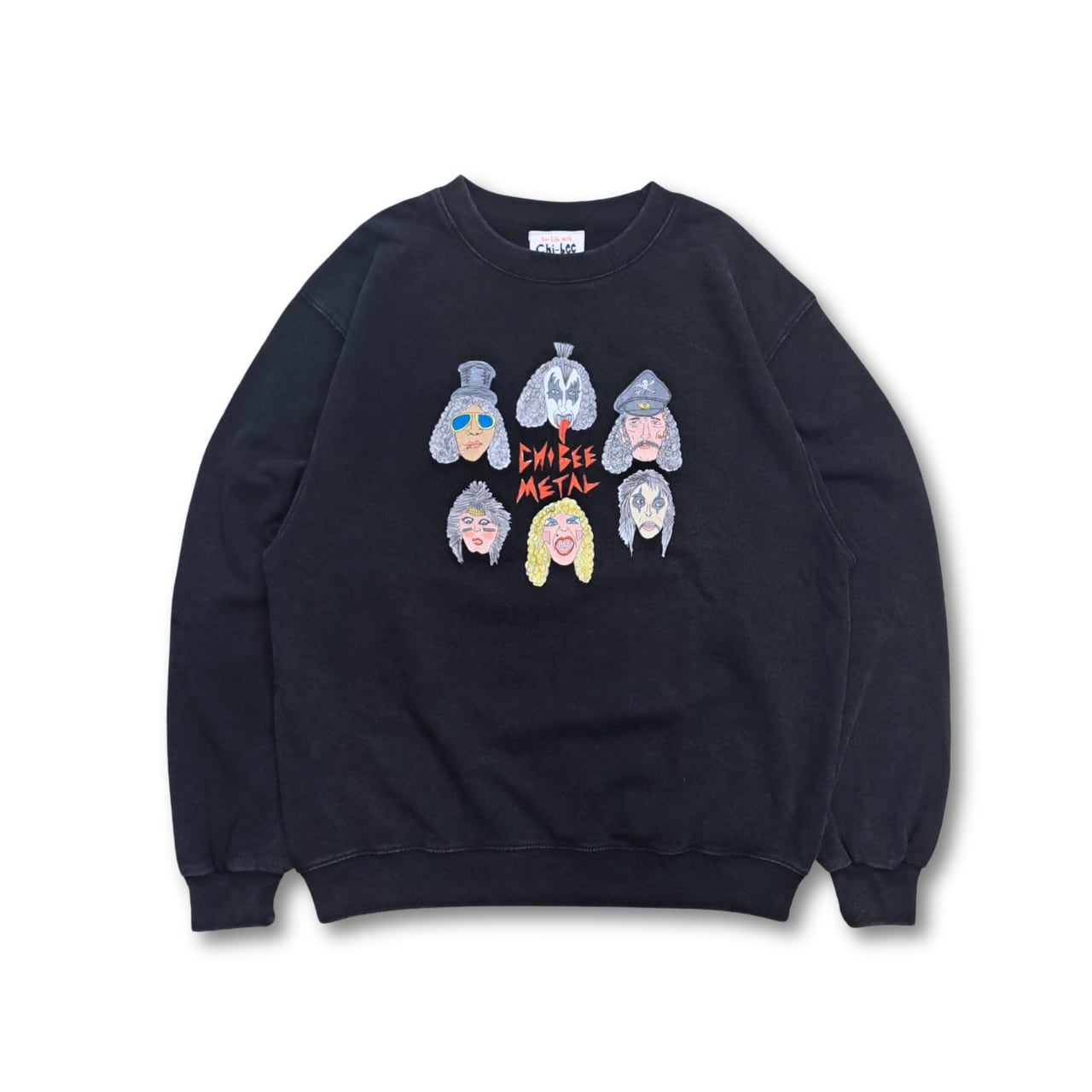 chi-bee / チービー - チビーメタル2 スウェット (feded black)