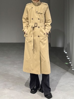 “LAUREN RALPH LAUREN” classic trench coat / beige