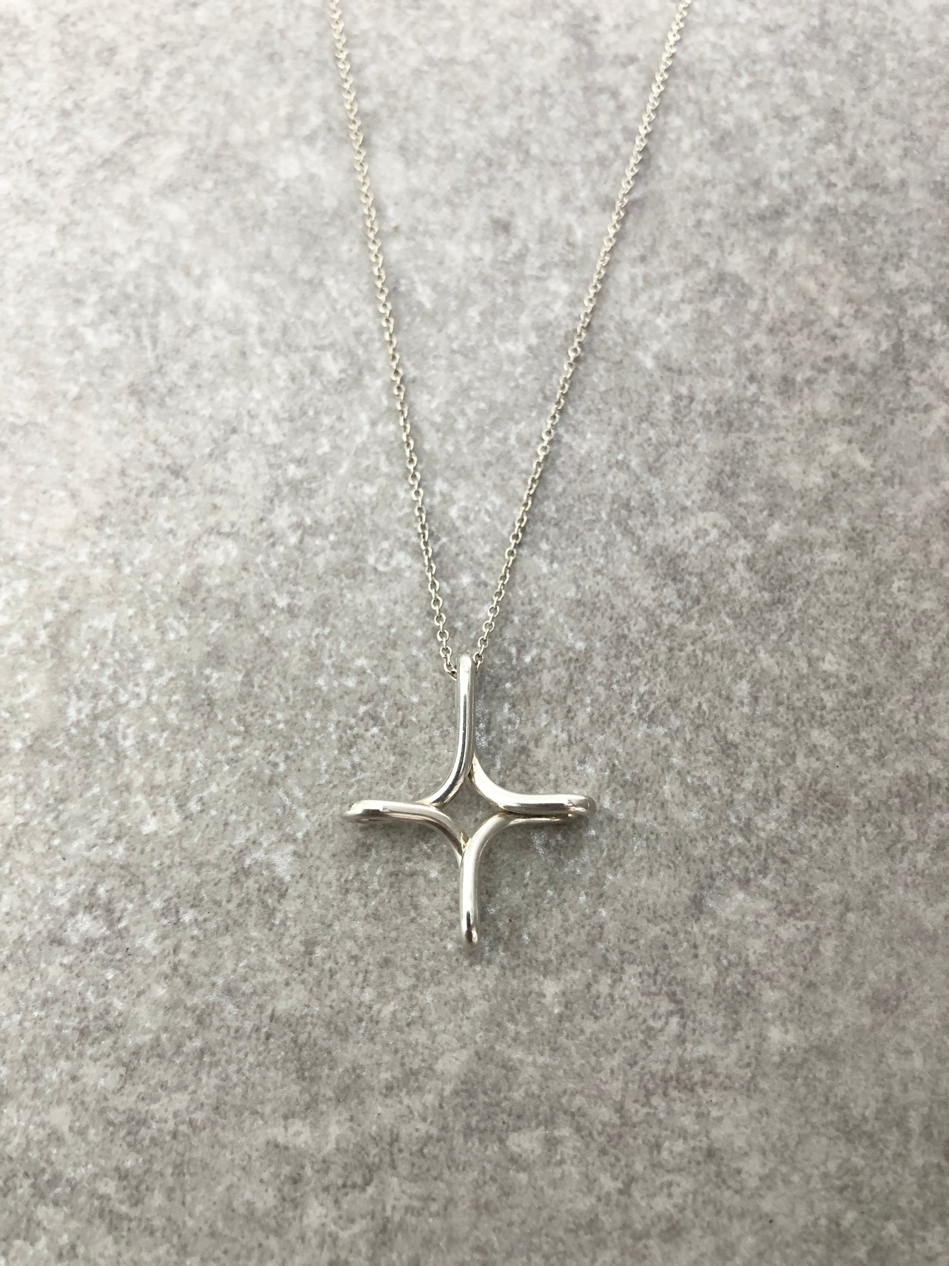 Tiffany & Co. ティファニー ネックレス シルバー クロス 925 vintage
