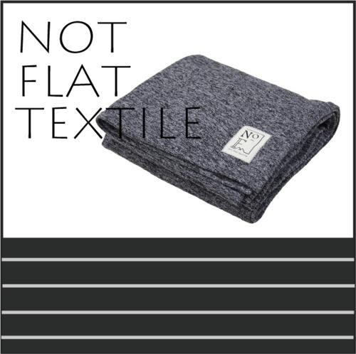 『not flat textile』  メランジ調フリースケット（シングル）  西川株式会社