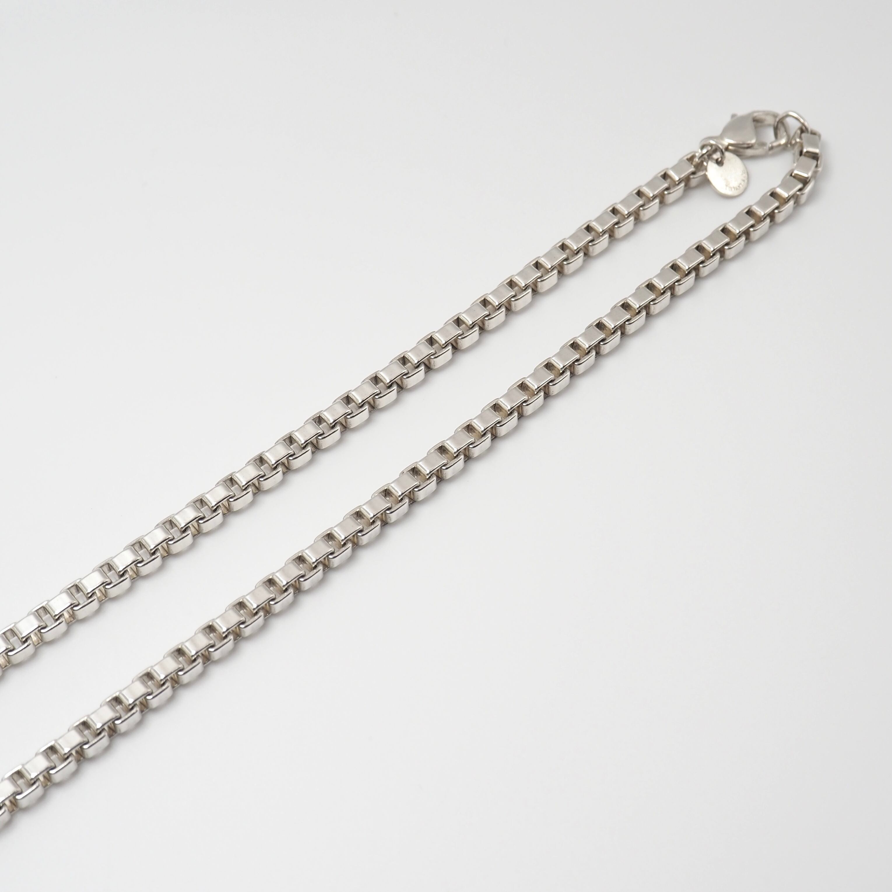 Tiffany ベネチアンネックレス　シルバー925 ティファニー Tiffany & Co ベネチアン チェーン ネックレス シルバー 45cm