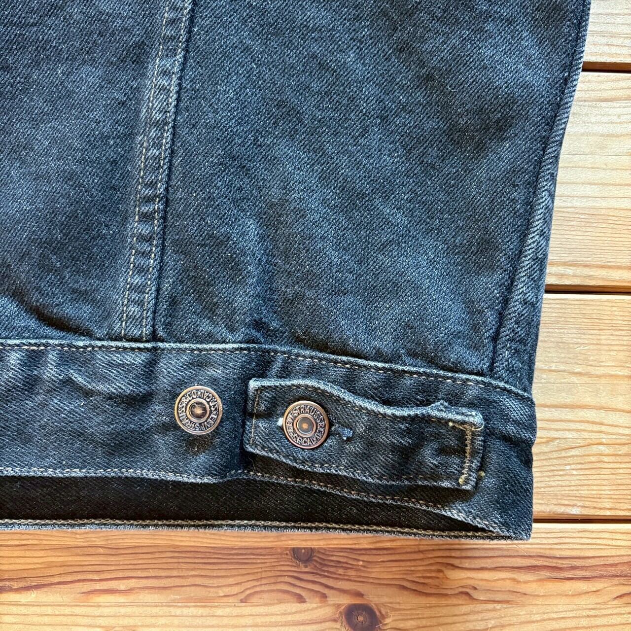 90's Levi's 先染め ブラック Gジャン ユーロリーバイス 70503-02